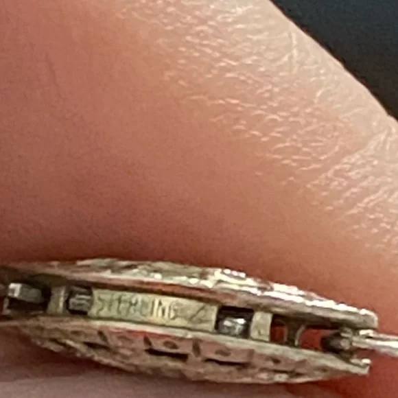 Vintage Light Green Pearls & White Pearls Sterling Silver Clasp Collar Necklace - Picture 13 of 13